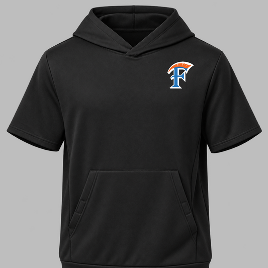 Fins Tech Fleece Hooded Short-Sleeve Sweatshirt