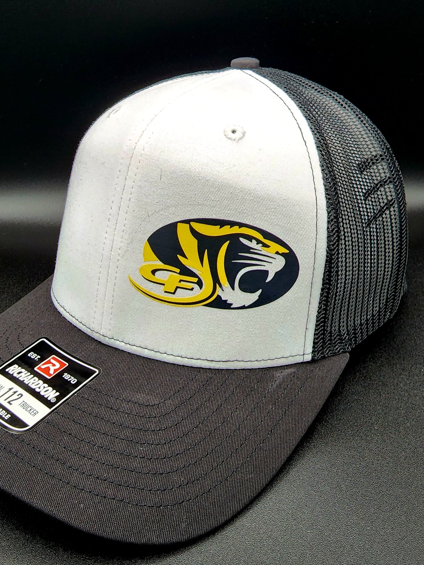 Cuyahoga Falls Black Tigers Snapback Trucker Hat