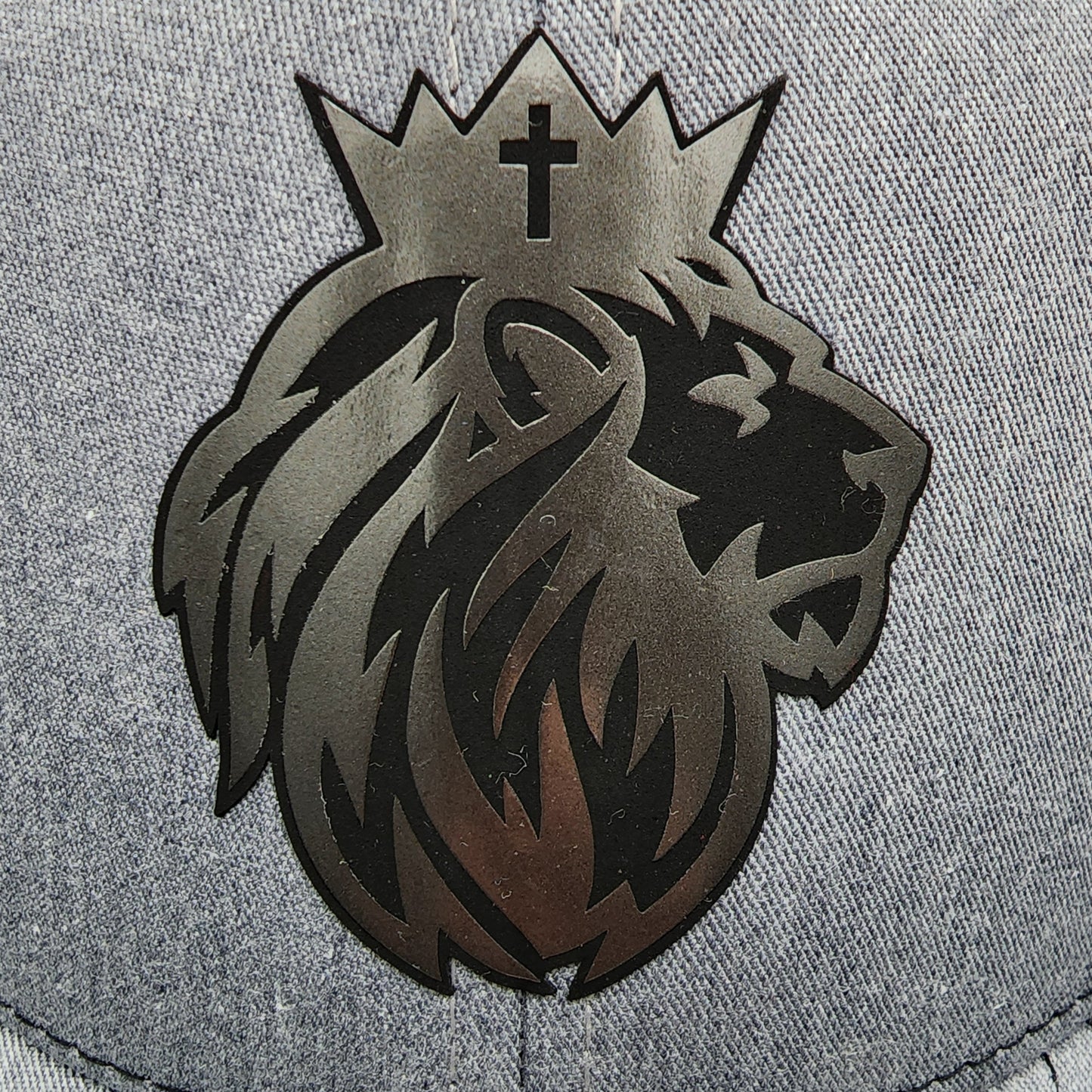 CVCA Metallic Royal Lion Snapback Trucker Hat