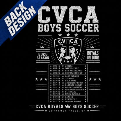 CVCA Boys Soccer | Heritage Stadium Tee