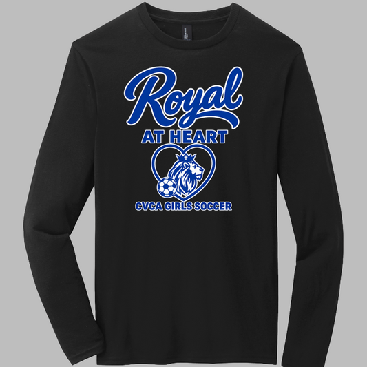 Royal at Heart – CVCA Girls Soccer Tee