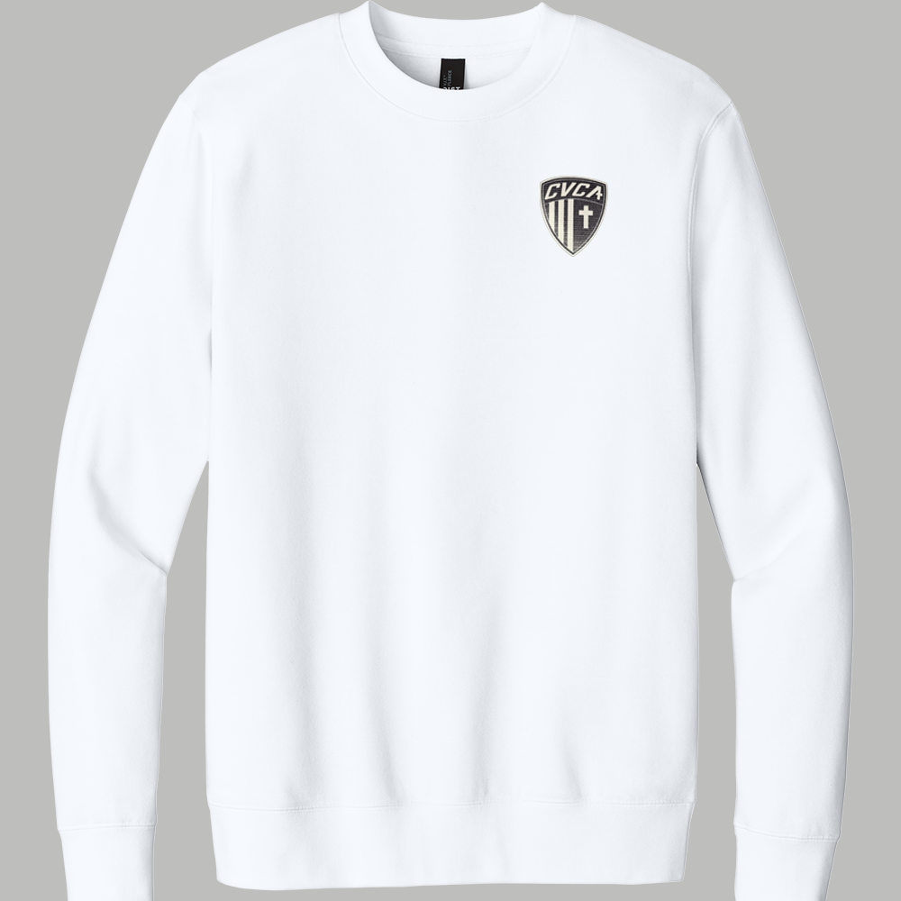 CVCA Girls Soccer Crest Heavyweight Crewneck
