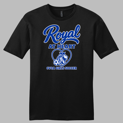 Royal at Heart – CVCA Girls Soccer Tee
