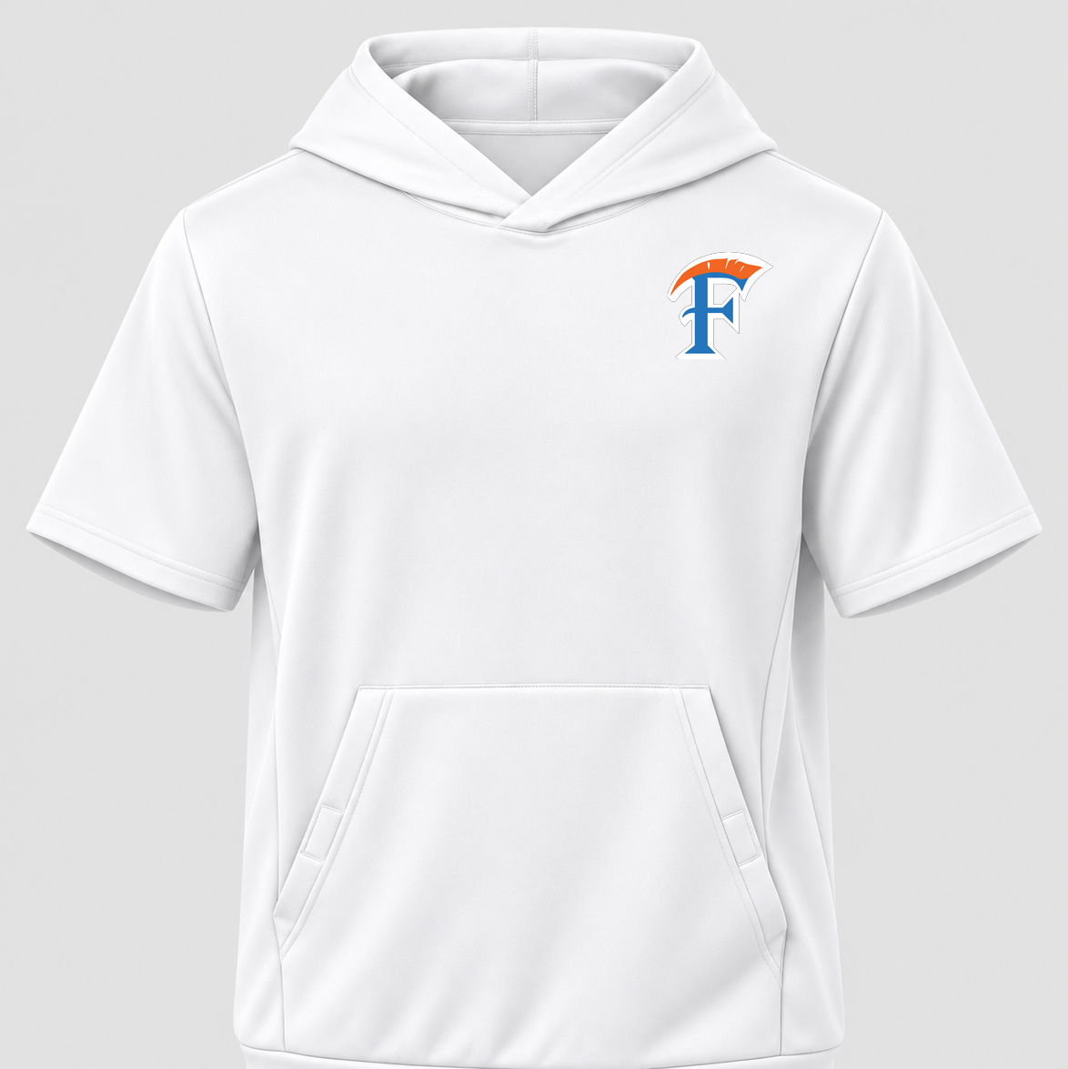 Fins Tech Fleece Hooded Short-Sleeve Sweatshirt
