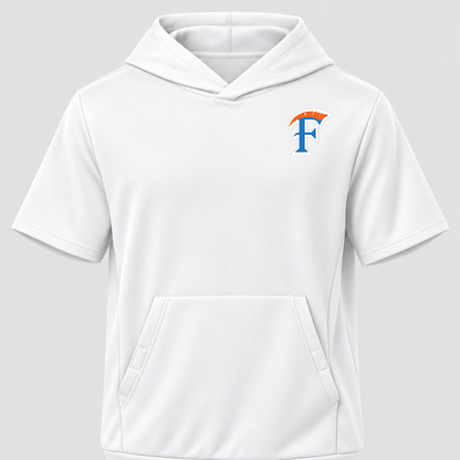Fins Tech Fleece Hooded Short-Sleeve Sweatshirt