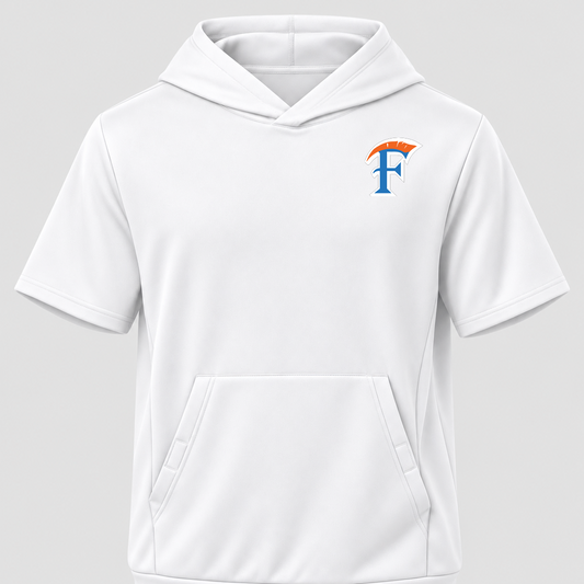 Fins Tech Fleece Hooded Short-Sleeve Sweatshirt