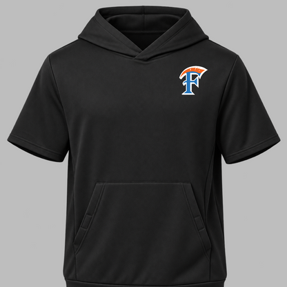 Fins Tech Fleece Hooded Short-Sleeve Sweatshirt