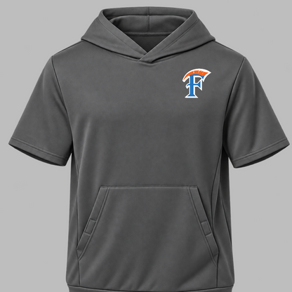 Fins Tech Fleece Hooded Short-Sleeve Sweatshirt