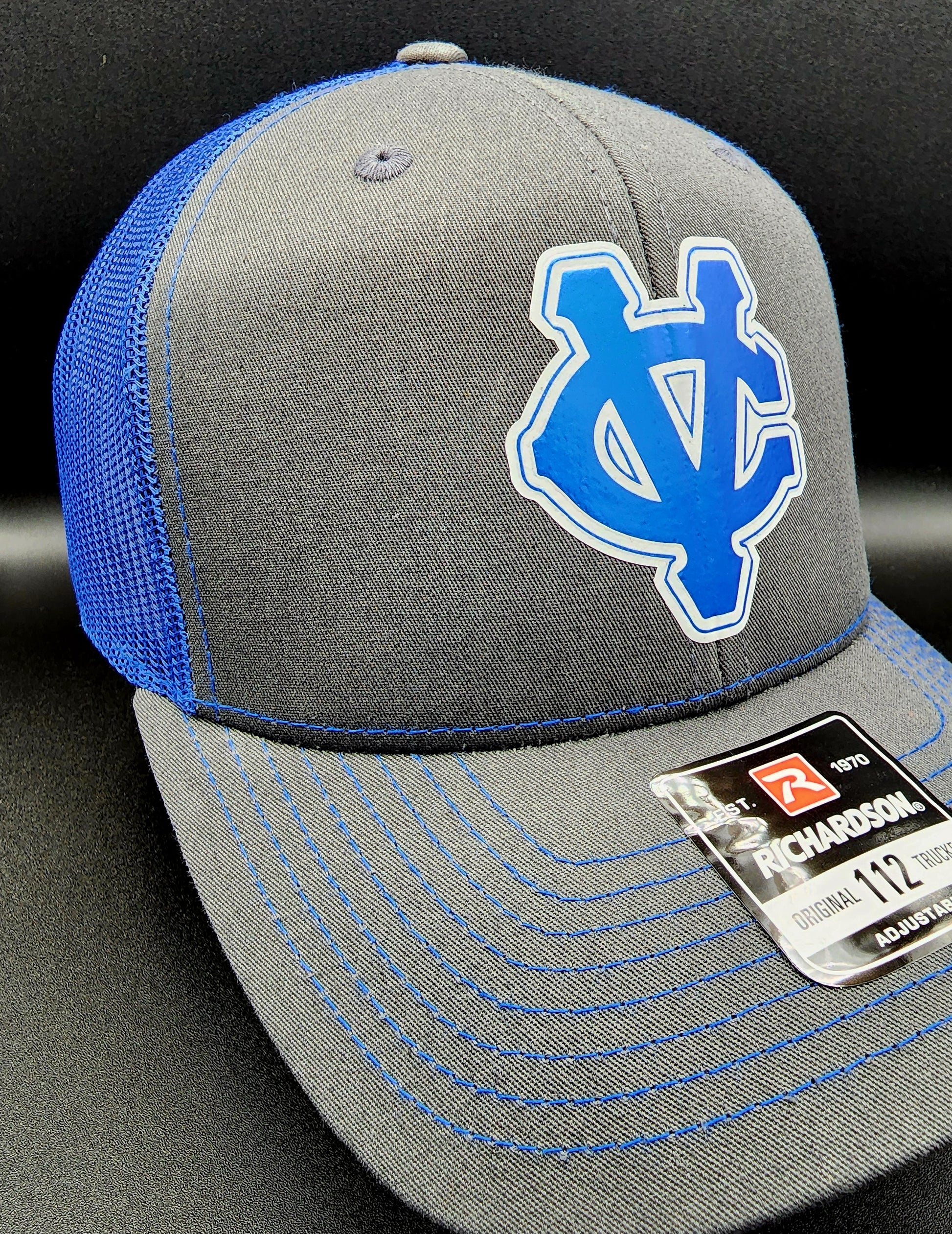 CVCA Metallic Blue "CV" Snapback Trucker Hat – Steadfast Style